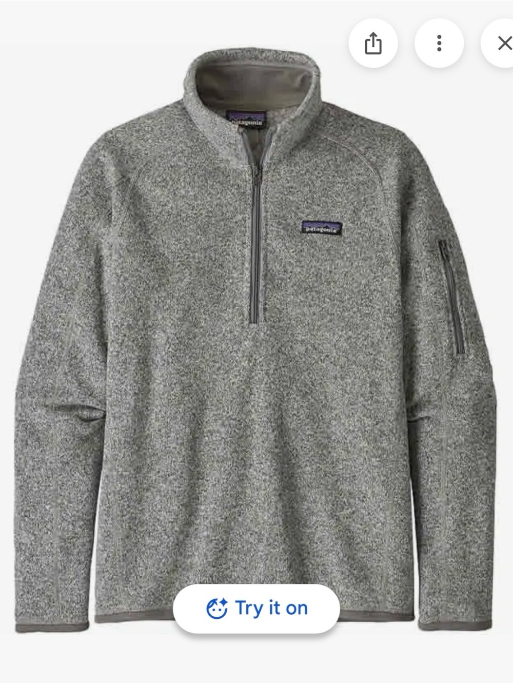 Patagonia sweatshirt size small.